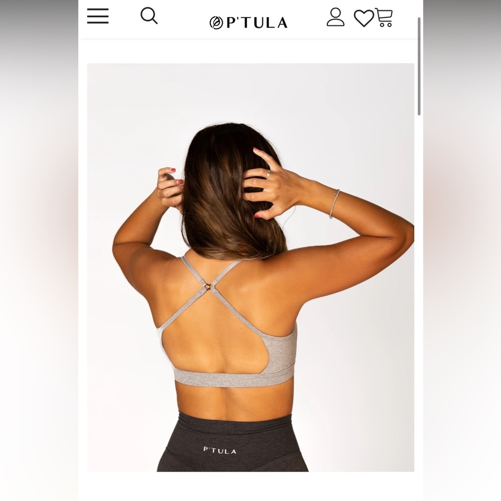 NWT Ptula Simply Bare Bra - Light Grey